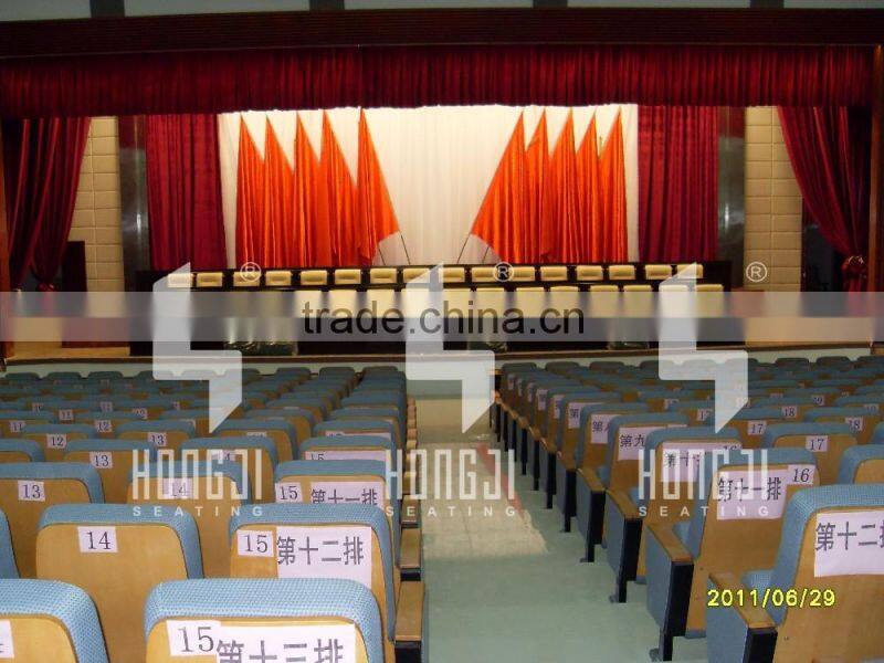 Wooden auditorium with writing tablet HJ62B-L