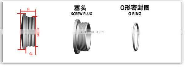 Nickel-plated brass PG29 Metal Blind Plug