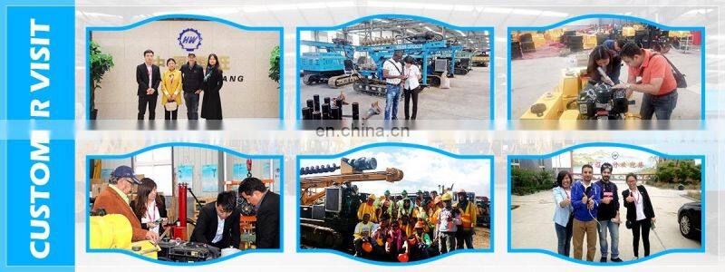 Trailer mounted water well drilling rig portable for china factory price