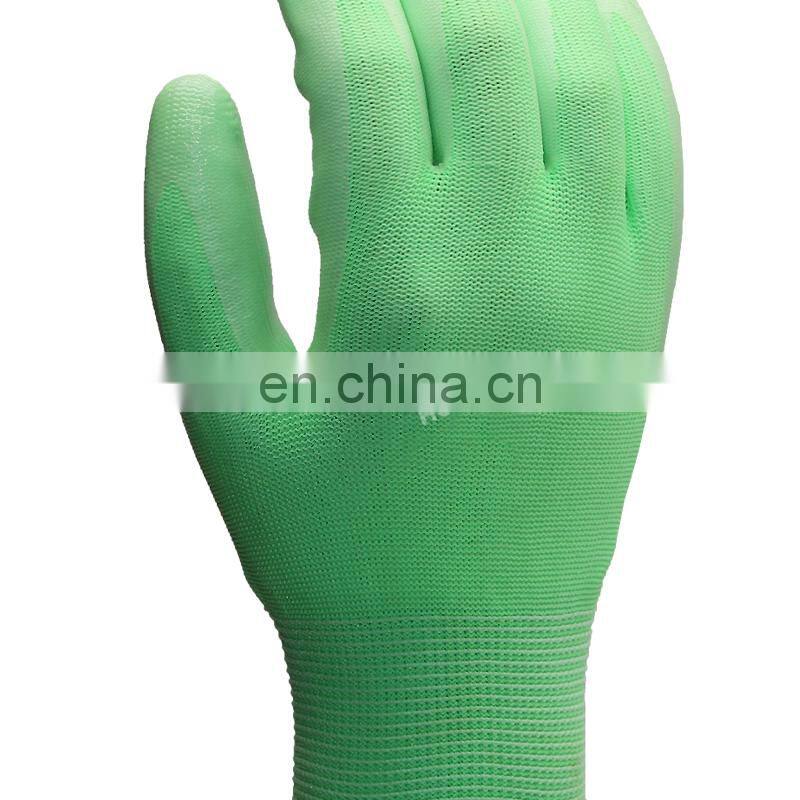 13 Gauge Polyester Liner Garden Gloves Nitrile Dipping Gloves Wholesale Garden Gloves