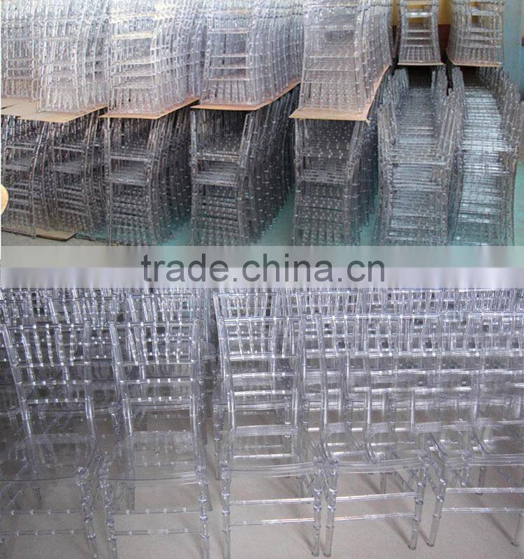 transparant used chiavari chair for wedding party