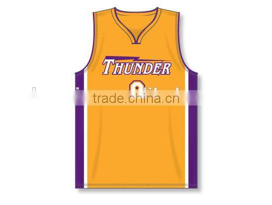 Cool breathable red basketball jersey red color