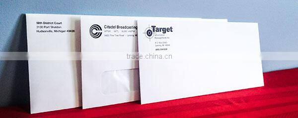 Kraft wedding invitation envelope card