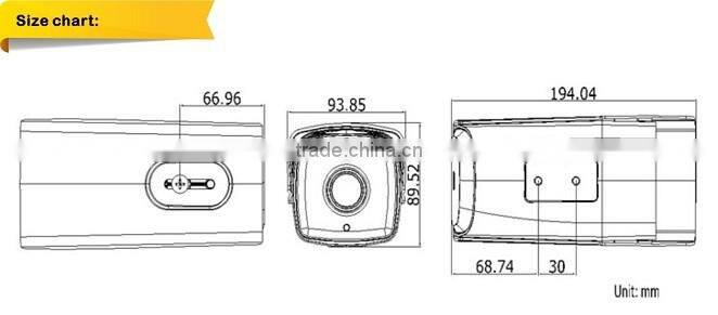 Full HD Fixed Lens 1080P TVI 2.0MP Color IR Bullet CCTV Camera with Sony 322 Cmos Metal Housing