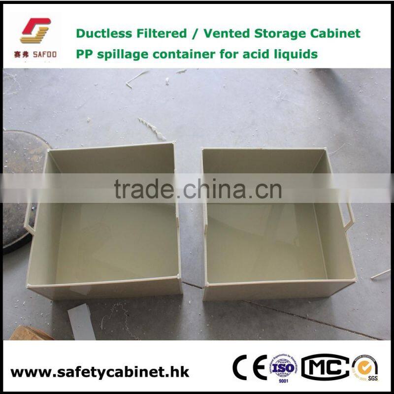 SAFOO Ductless carbon filtered cabinet with integral fan system