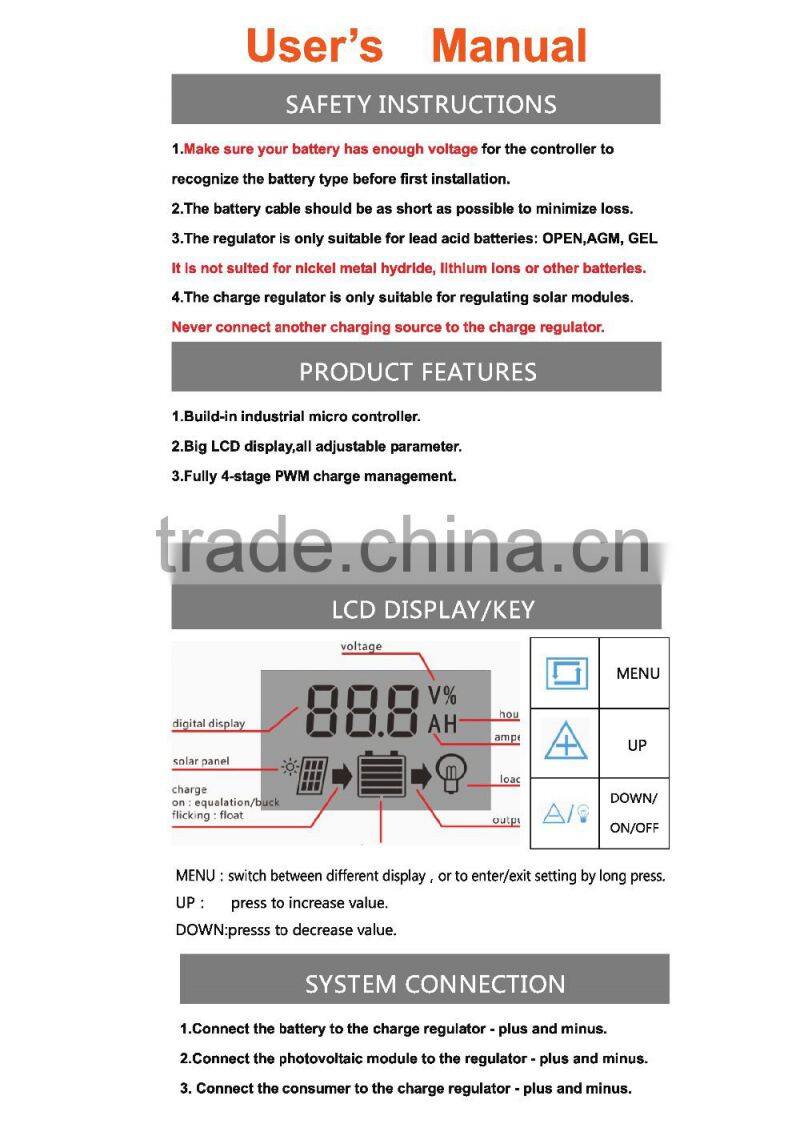 12v 24v PWM Solar Charger Controller 25A Solar Controller-solar panel controller solar energy controller with high quality
