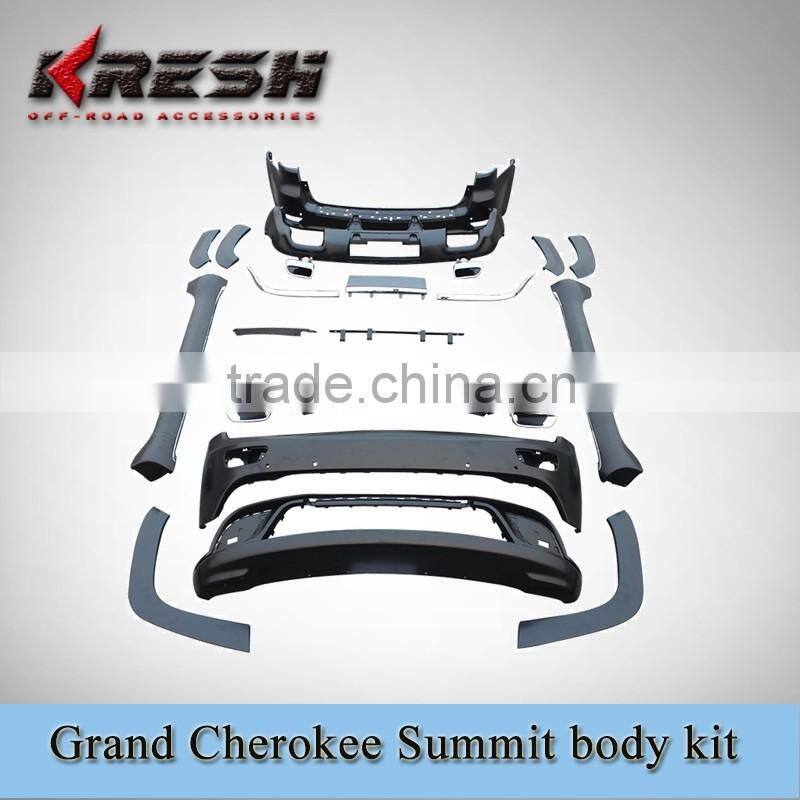 Untility OEM Grand Cherokee summit and SRT8 body kit with Summit style and TEO material