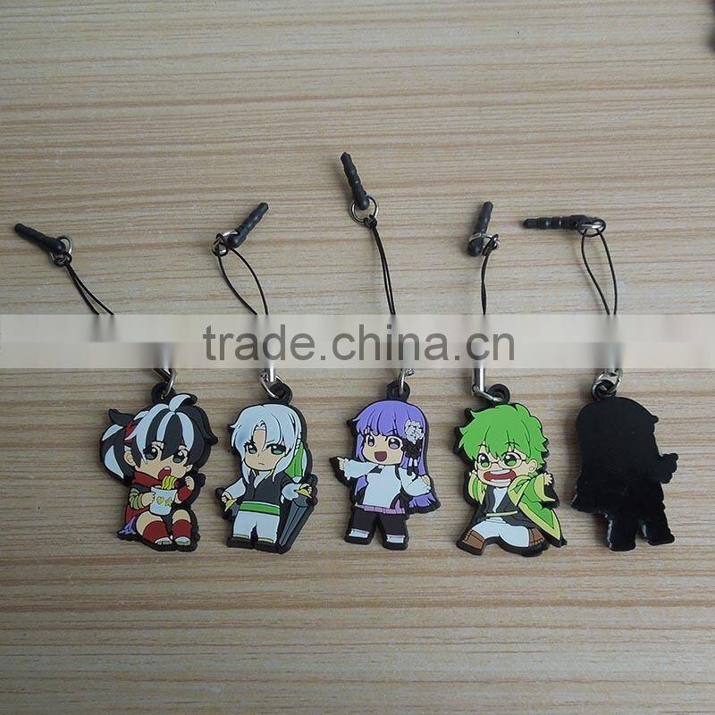 Promotional snow flower shape gift cellphone charm