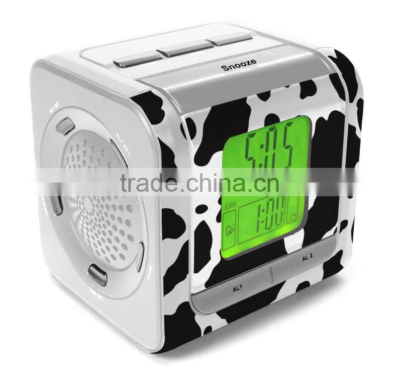 Top Sale Synchronised Projector Alarm Clock Radio