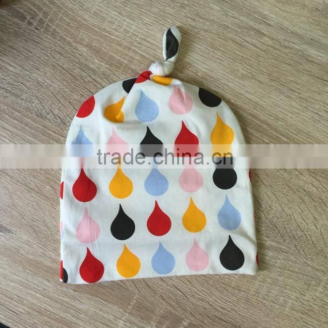 Ins Hot Sale Baby Cotton Printed Spring & Autumn Headwear Newborn Baby Cap Kids Hats