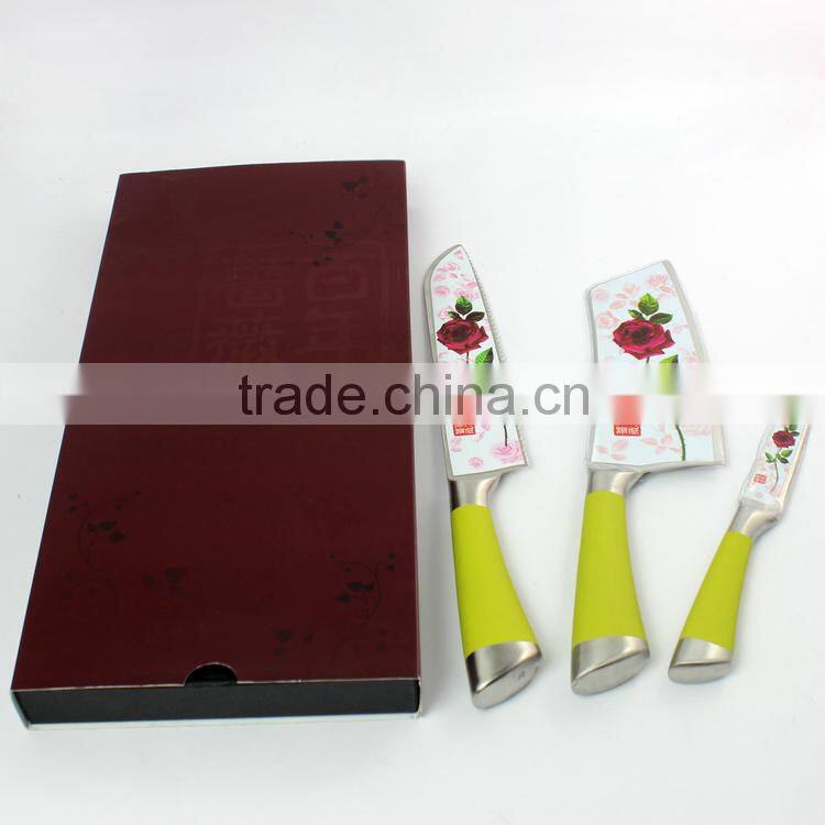 Professional high quality stainless steel knife set