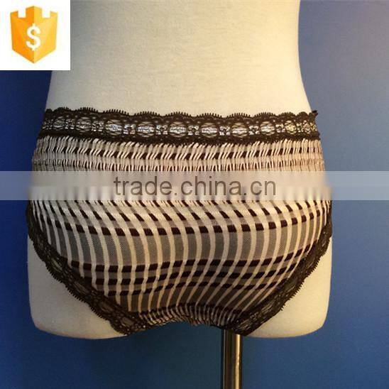 Lace mesh lady sex panty/hot women transparent panties