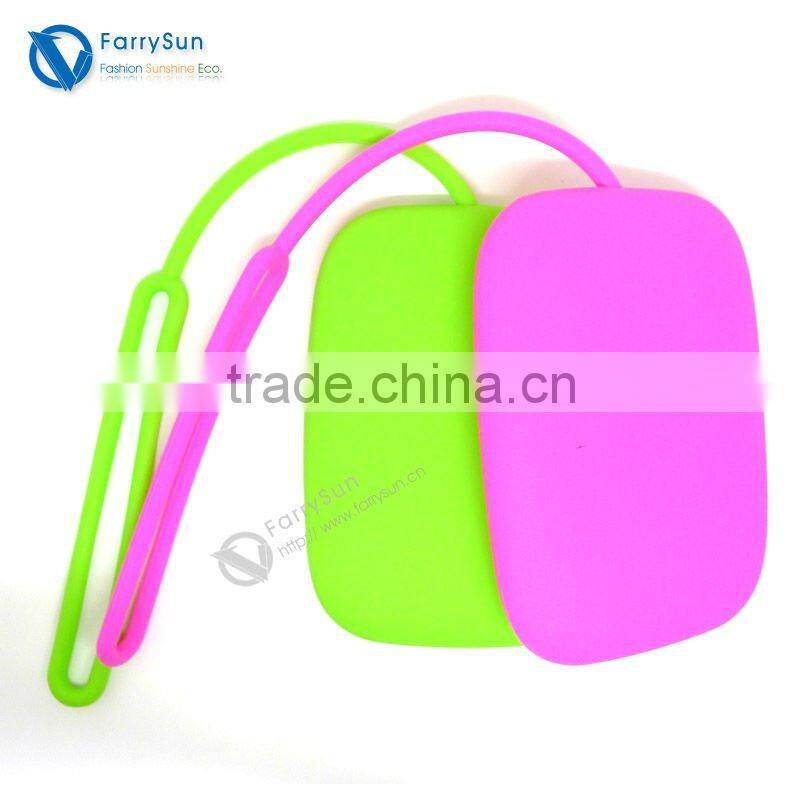 Soft feeling non-toxic silicone key chain coin purse 2012