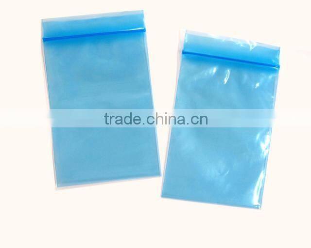Opaque plastic bags, Blue self locking anti static plastic bags