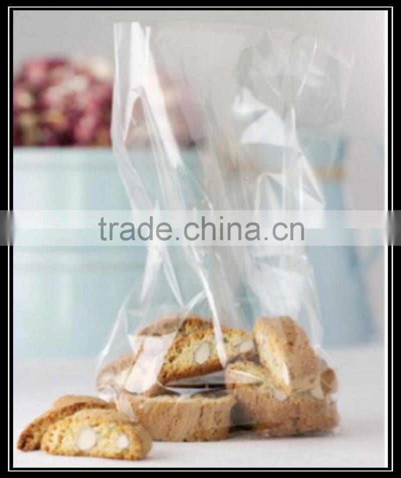 Transparent food grade side gusset Ldpe plastic bag