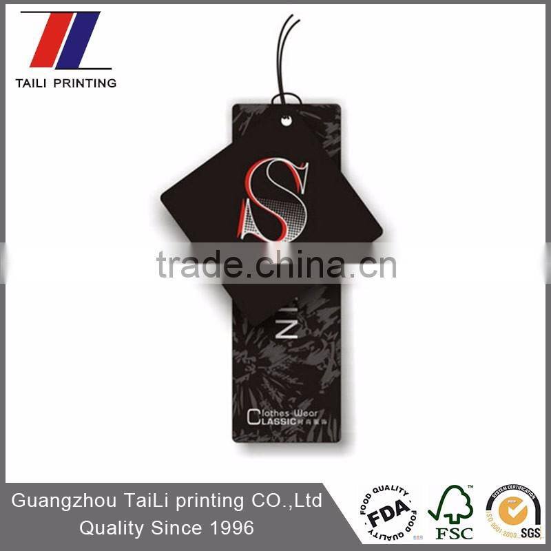 Customized paper singapore garment tag