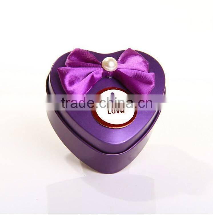 heart shaped chocolate tin box for gift