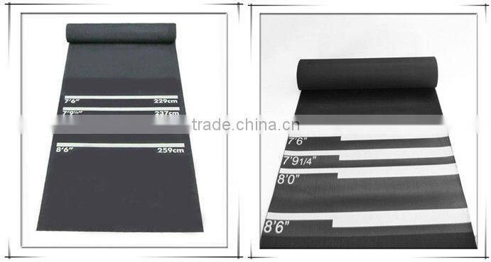 Custom rubber and fiber anti-slip dart mat