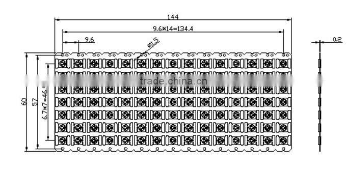 led strip 0.5W high power 5050 red/yellow/blue/green/white led chips