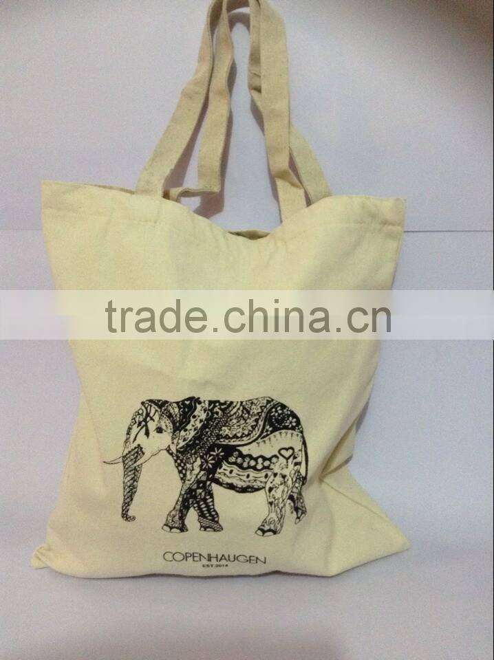 38cm x 44.5cm tow color Cotton Shopping bag