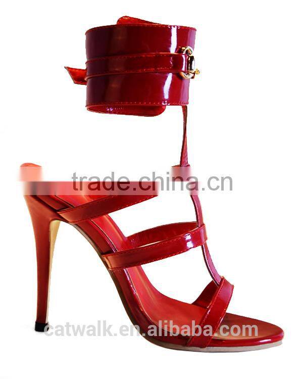 white color strap sandals big size shoes women sandals popularity 2015 night club sandal shoes