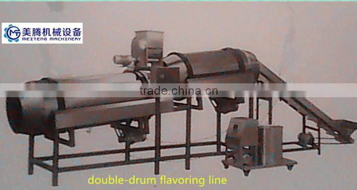 Octagonal snack food flavoring machine/disk fried peanuts seasoning mamachinery skype:lisatanghong