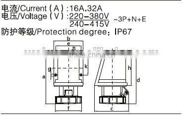 WLN1152/WLN1252 european standard power plug