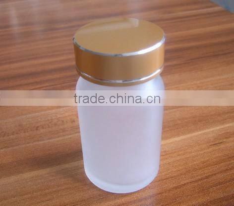 60ml frosted medicine glass bottle with screw cap