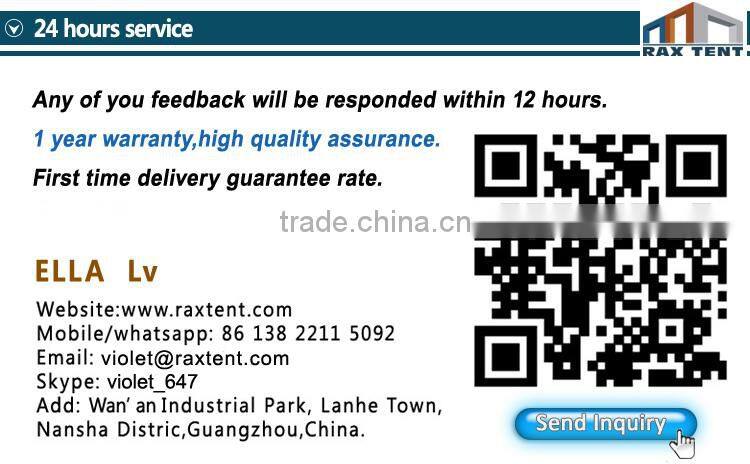 OEM factory hexagonal pavilion tent for foreign trade