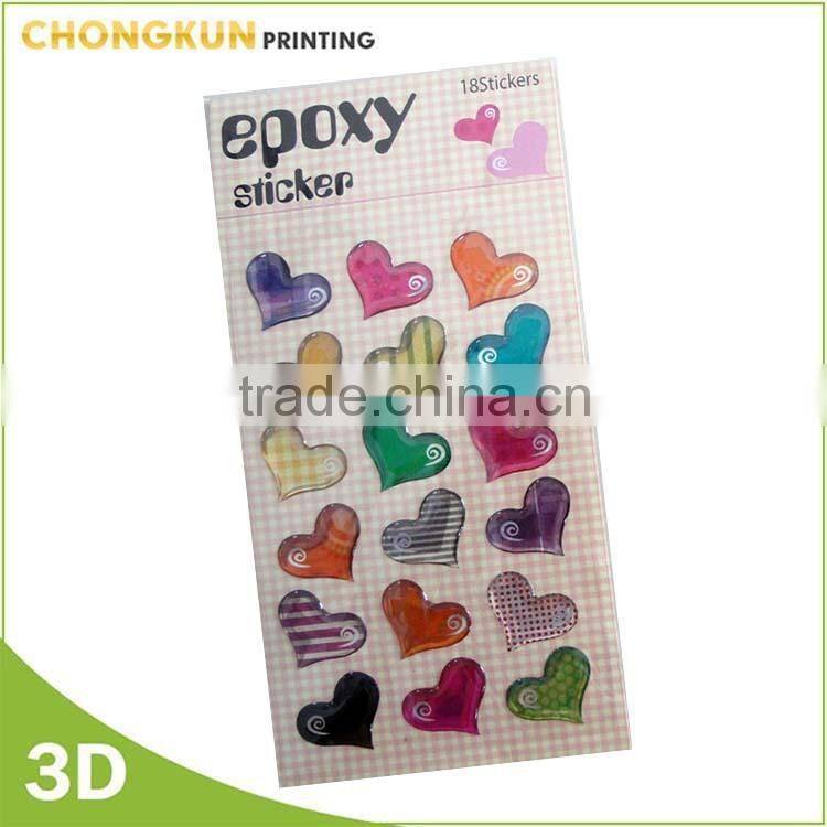 Funny 3D effect printing PP/PET3d lenticular plastic sticker