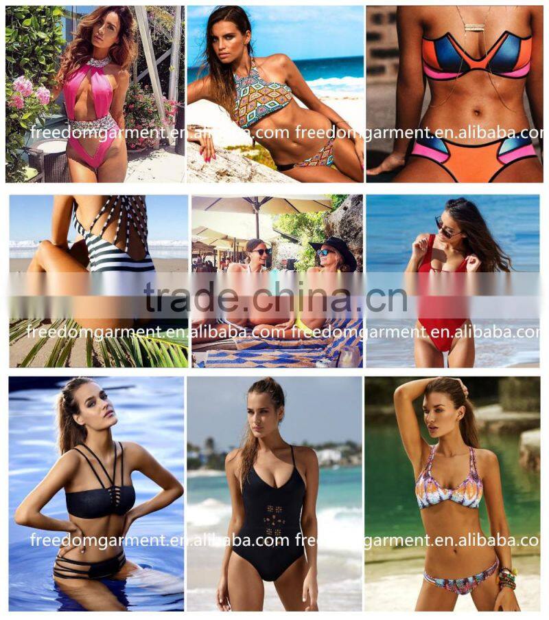 2016 Young Girls Sex One Piece Swimwear