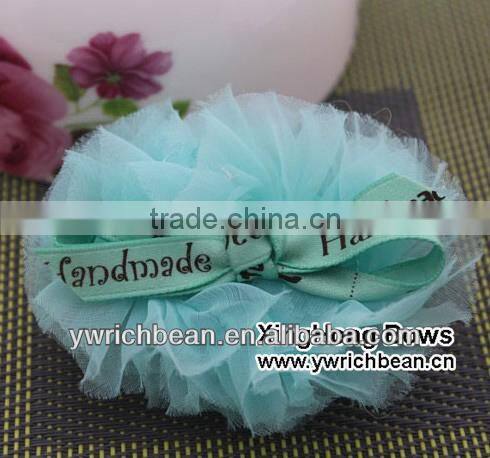 new styles! hot-sales handmade kids shabby flower with clip !cute girl hair flower clips ! hair flower clips for kids SF-149