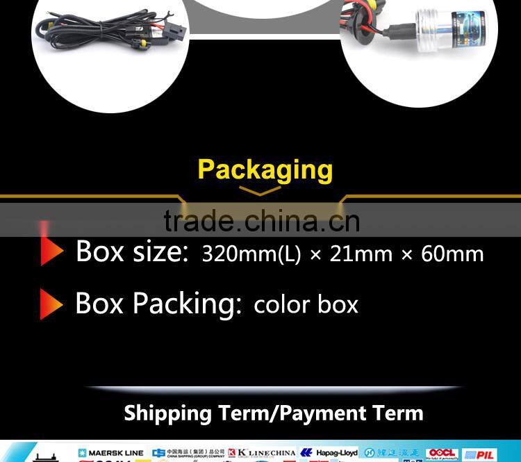 Unique design xenon hid kit 6000k 8000k h1/h7 with high quality