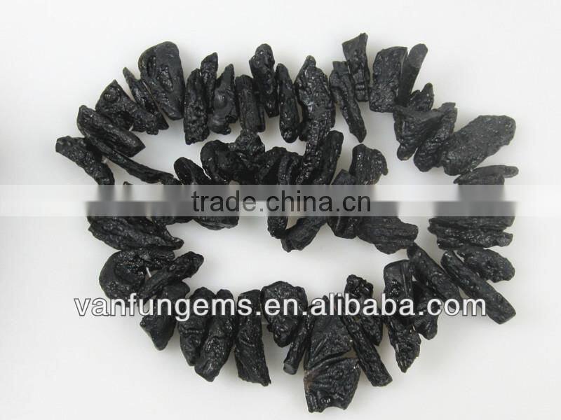 Natural Loose Gemstone Nugget Tekite Nugget Beads for Jewelry and Decoration