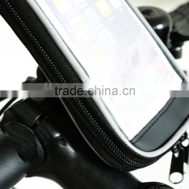 Outdoor Sports Cycling Riding Bicycle Bag for Cellphone Transparent Pouch for Phone