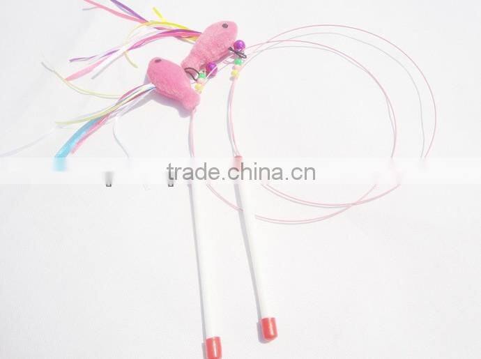 Funny Cat Toy Stick with Catnip