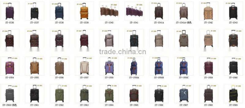 light weight travle soft luggage trolley bag