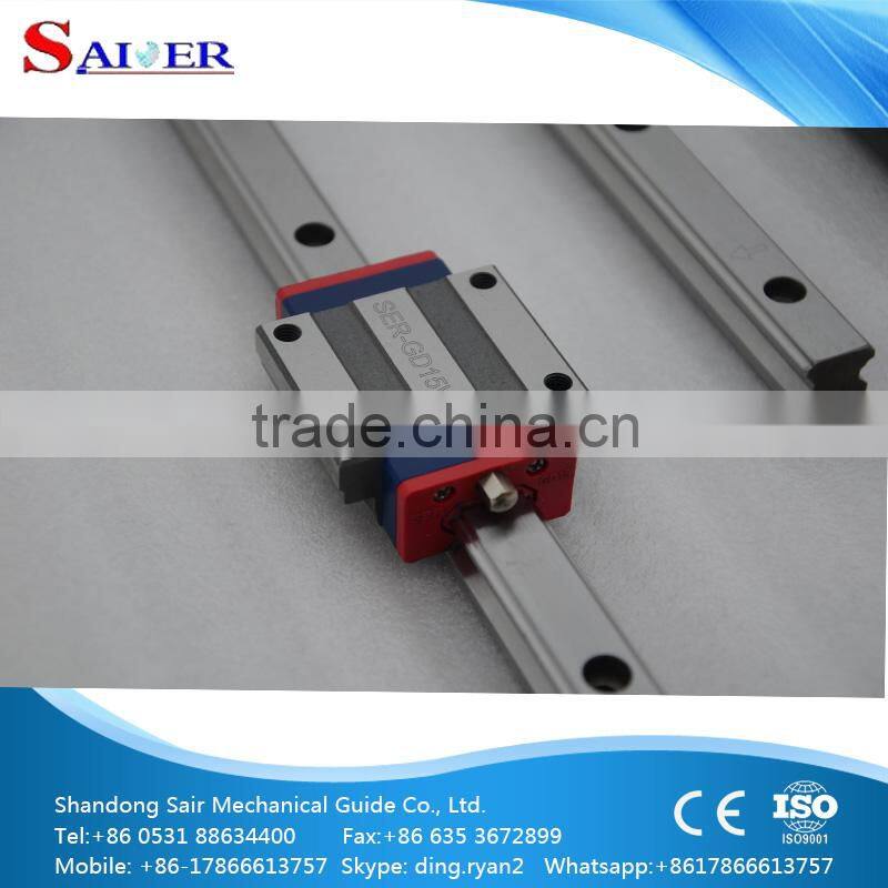 HGR20 linear motion guideway with QHW20HA and QHW20HC linear guide slider