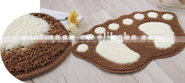 2016 memory foam top quality shaggy carpets with cheap price