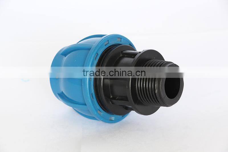 BOYAN PP compression male coupling quick pipe fitting