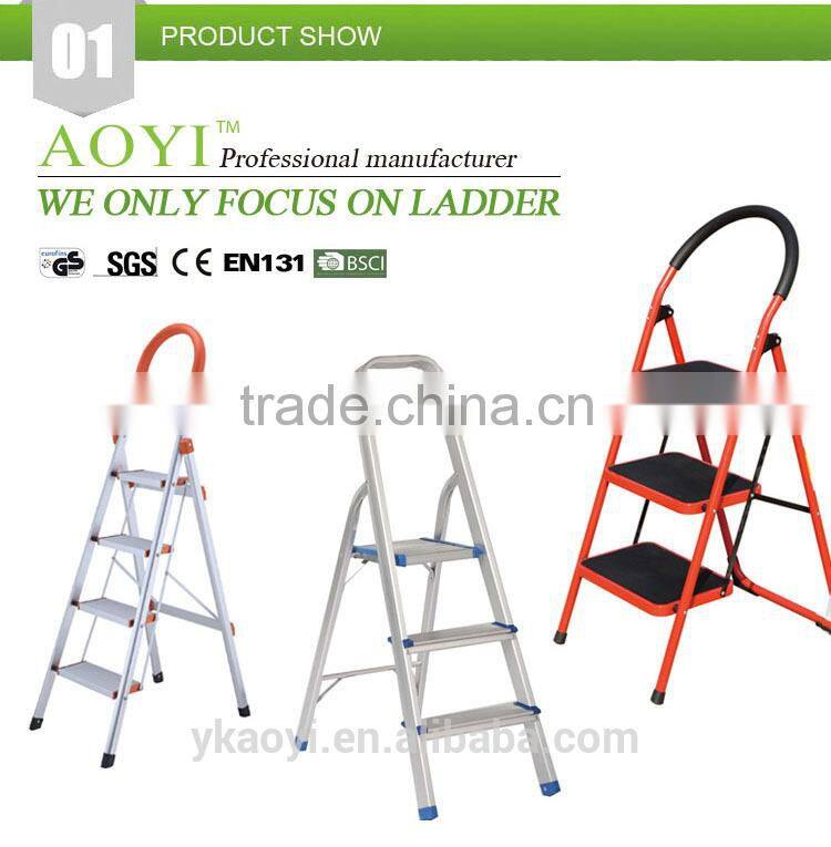 6 steps aluminum ladder for housework