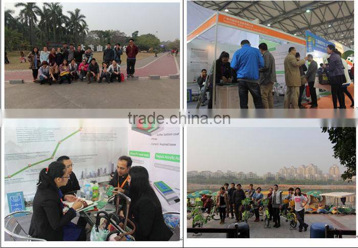 standarded 400 meters running tracks material