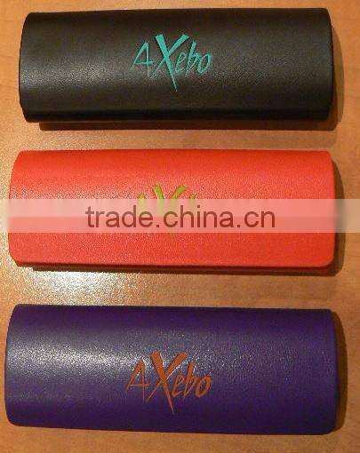 embossed logo printing glossy fold factory eyeglasses case