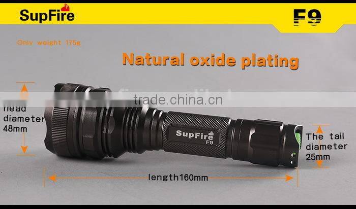 1100 High Lumens Supfire F9 CREE XML U2 Professional Camping LED Torch