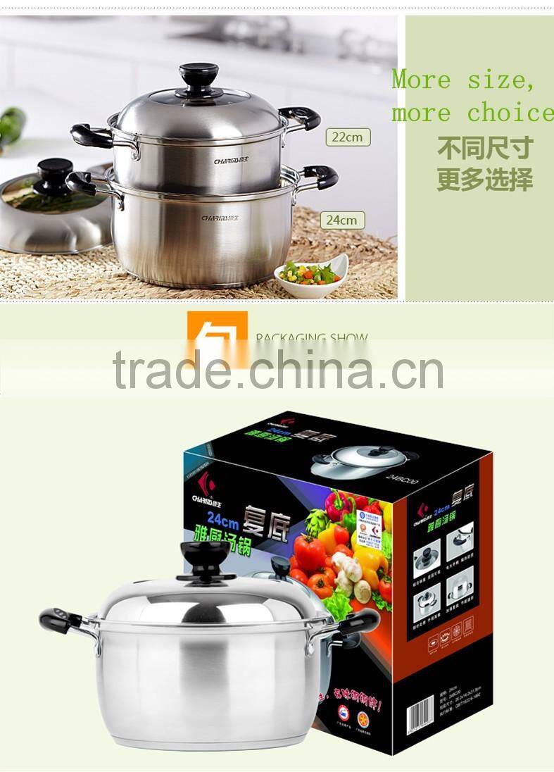 Charms thermometer german stainless steel cookware set eco friendly