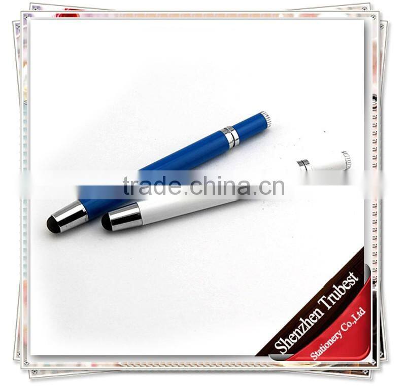 TTO-05 high quality screen touch pen 2 in 1 ballpen , promotional metal stylus ball pen for ipad