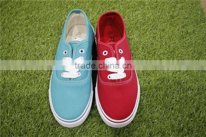 2016 china low price new model flat canvas shoes man
