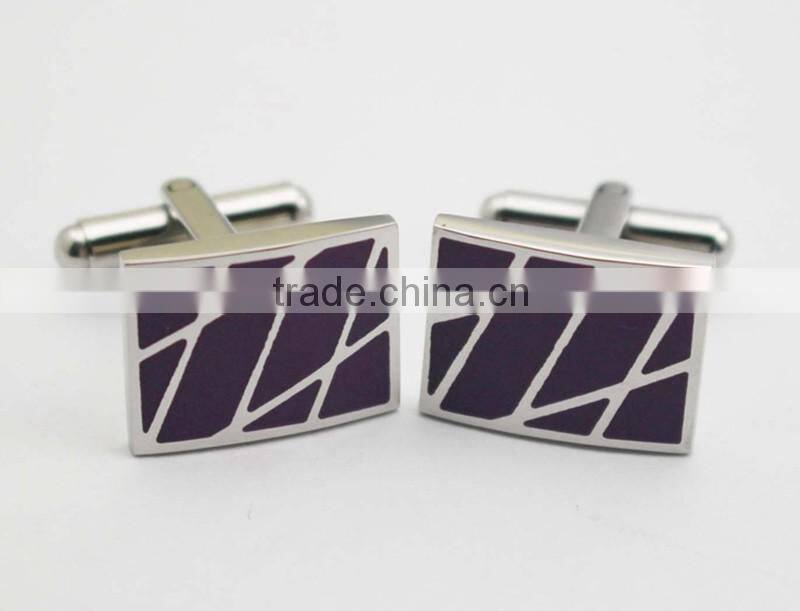 Fahion Mens Jewellry Stainless Steel Custom Cufflink With Logo
