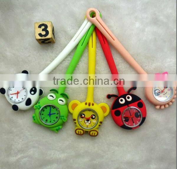 cute cartoon design silicone pocket nurse watch patent
