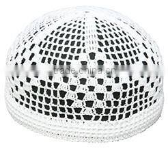 African is handmade white muslim hats for men